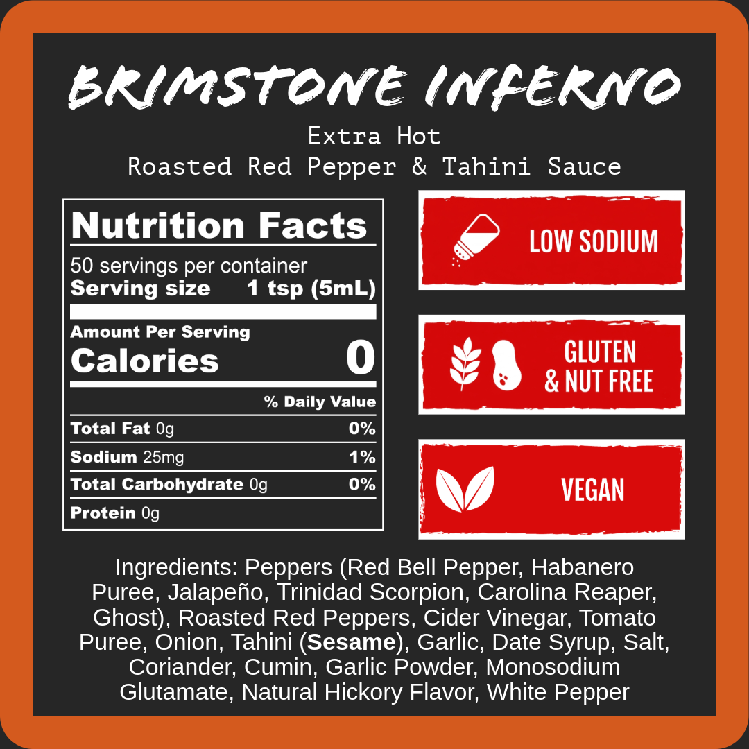 The Infernal Four nutrition facts
