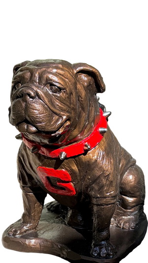 Georgia Bulldogs Bronzed UGA Mascot Garden Statue alternate view 7