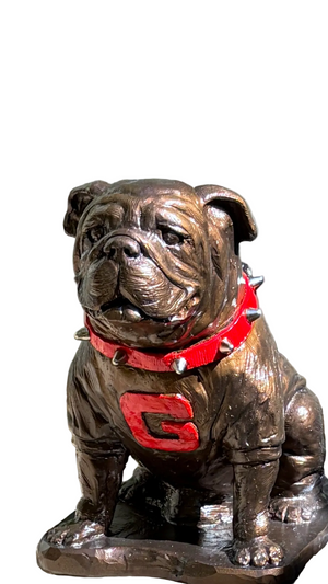 Georgia Bulldogs Bronzed UGA Mascot Garden Statue alternate view 10