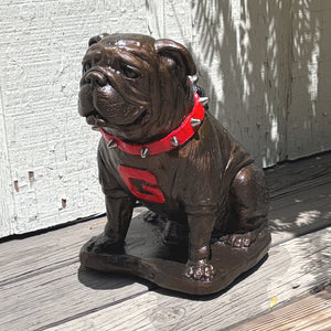 Georgia Bulldogs Bronzed UGA Mascot Garden Statue alternate view 8