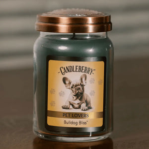 Bulldog Bliss™ - Large Jar Candle (Collective) by The Candleberry® Candle Company, scented candle detail photo 3