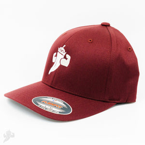 L/XL Flex Fit Burgundy Pepper Hat by Powerful Pepper Company, Southern food gift detail photo 2