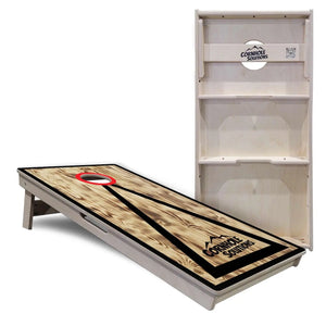 Burnt Triangle CS Logo Cornhole Boards - Professional Tournament Series by Cornhole Solutions, custom cornhole board detail photo 3