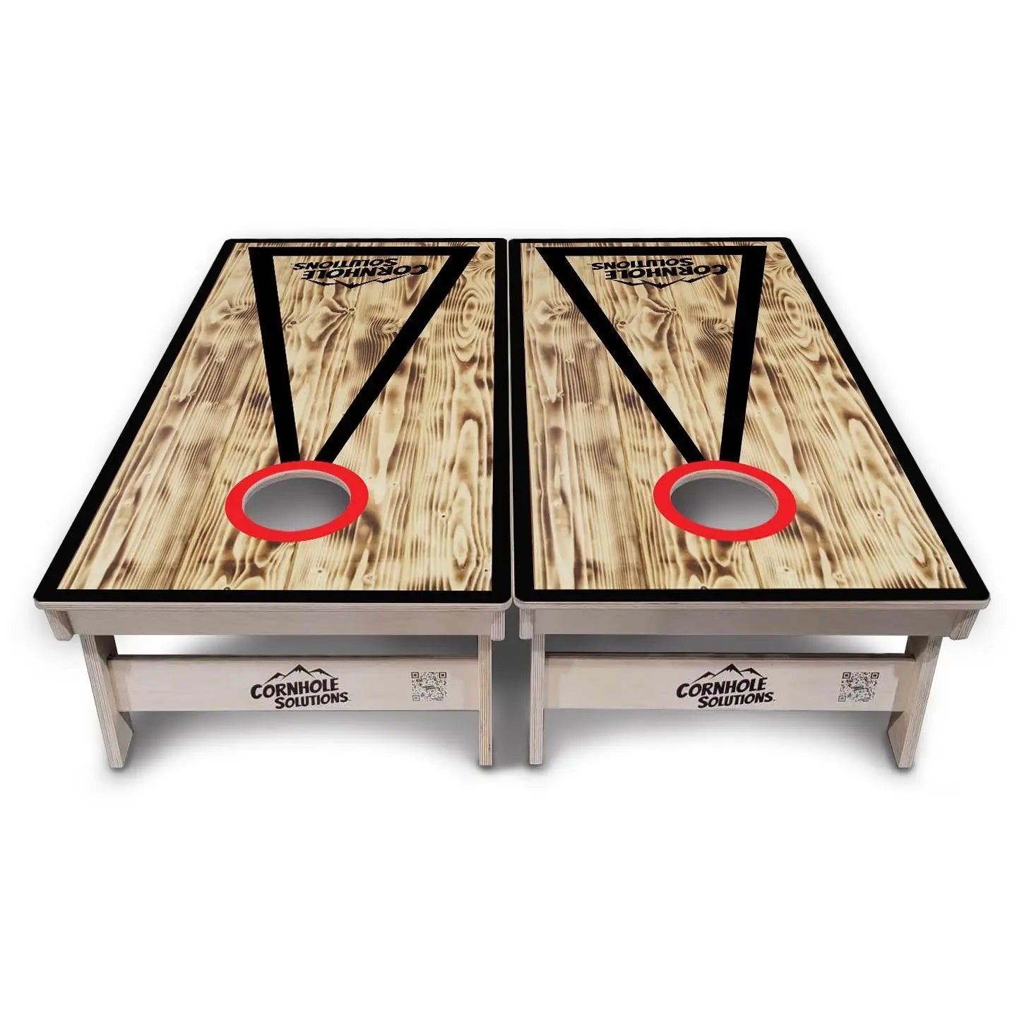 Burnt Triangle CS Logo Cornhole Boards - Professional Tournament Series by Cornhole Solutions, custom cornhole board detail photo 5