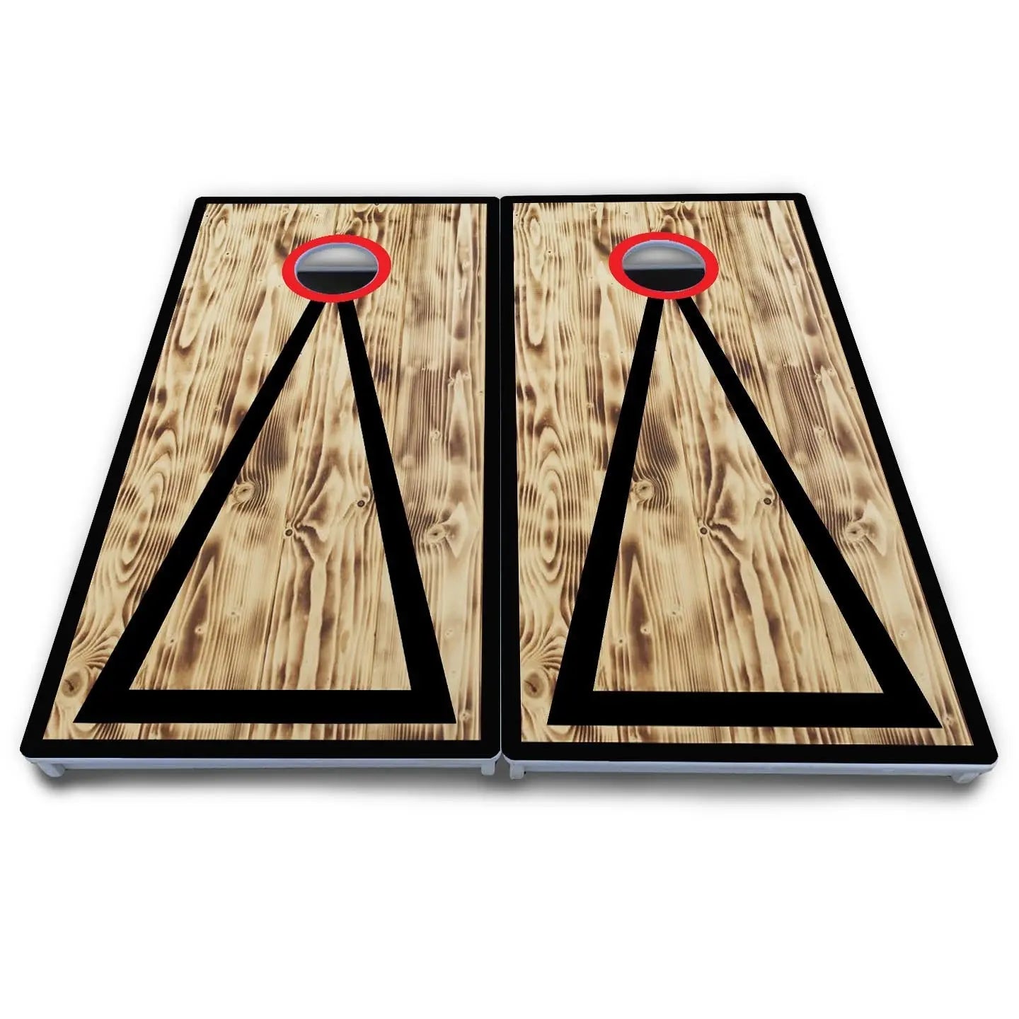 Burnt Triangle Cornhole Boards - All Weather Series by Cornhole Solutions, custom cornhole board detail photo 7