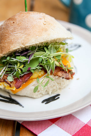The Waterford Blaa - Vegan detail view by Two and a Half Irishmen - Traditional Irish Baking