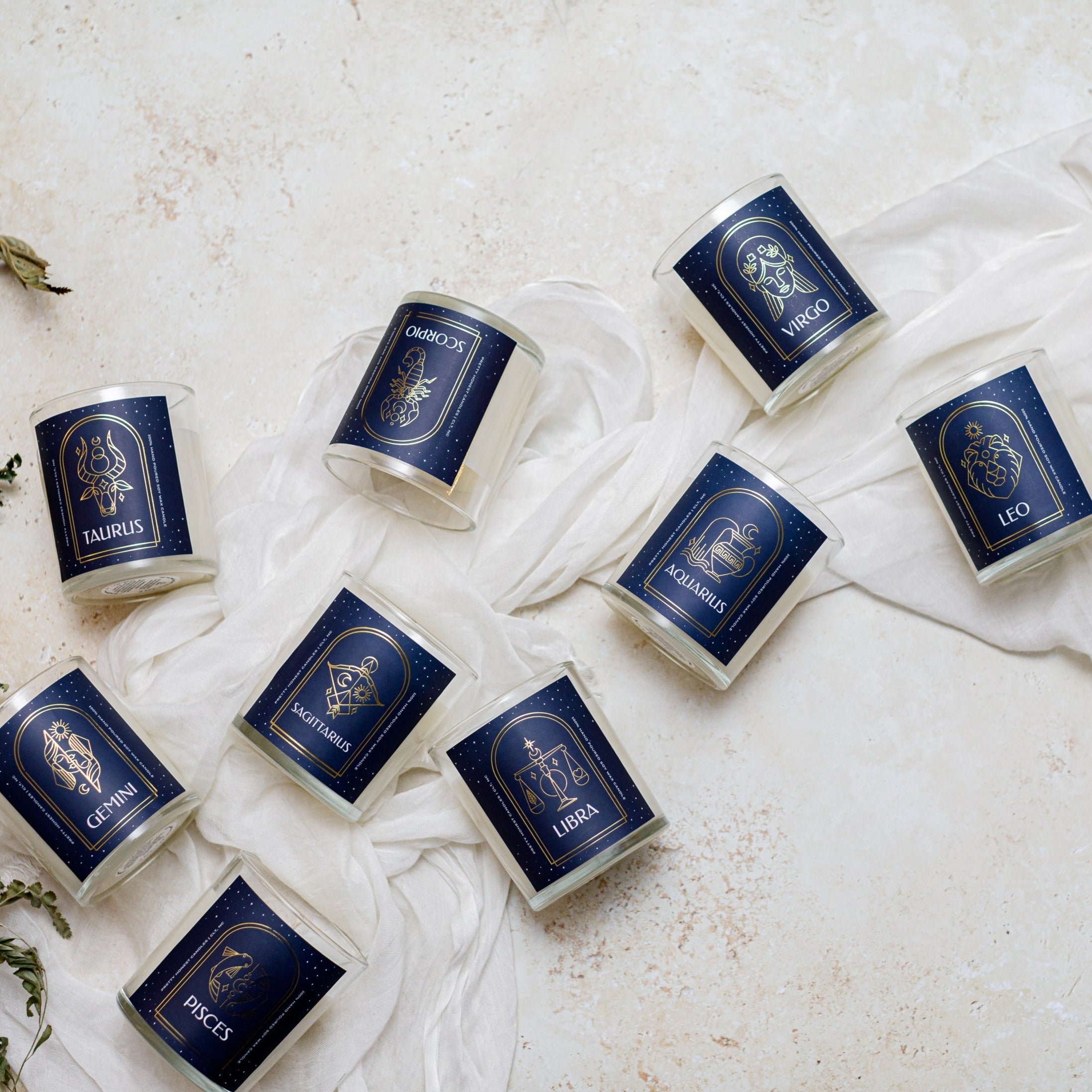 Zodiac Candles by Pretty Honest Candles