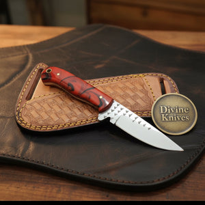 Red Swirl Resin Rasp Skinner with Skinner product detail, view 8