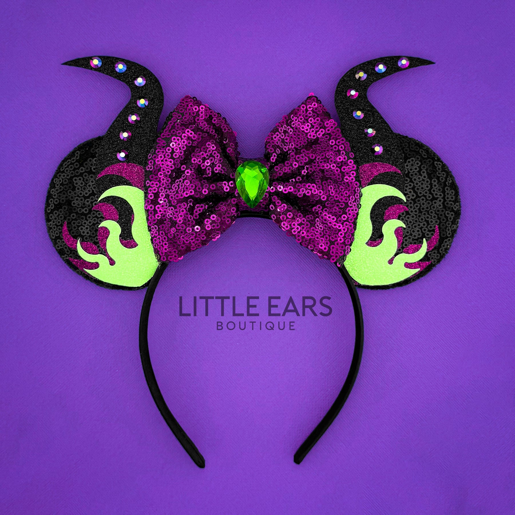 Light Up Mistress of All Evil Ears by Little Ears Boutique, travel planning service detail photo 2