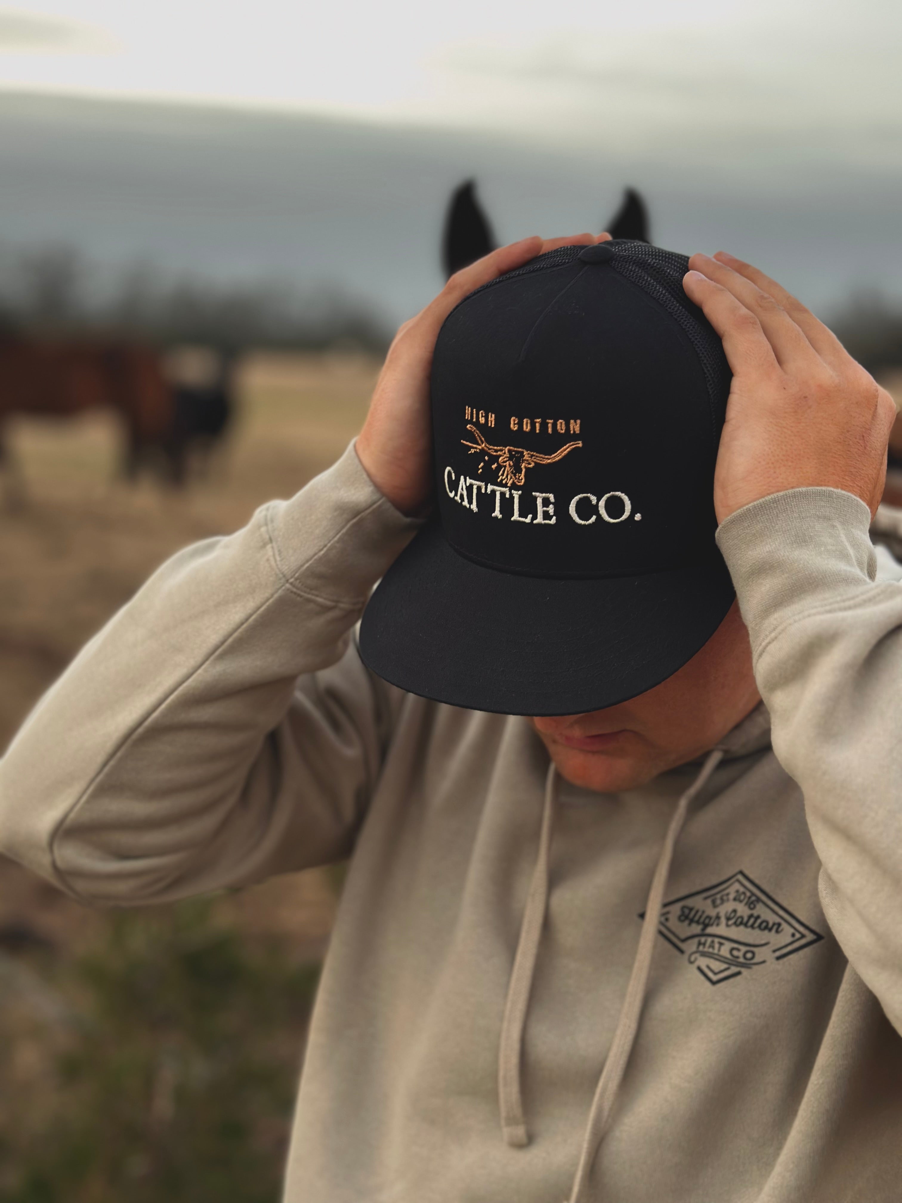 Alternate view of The Cattleman Flat Bill Hat by High Cotton Hat Co