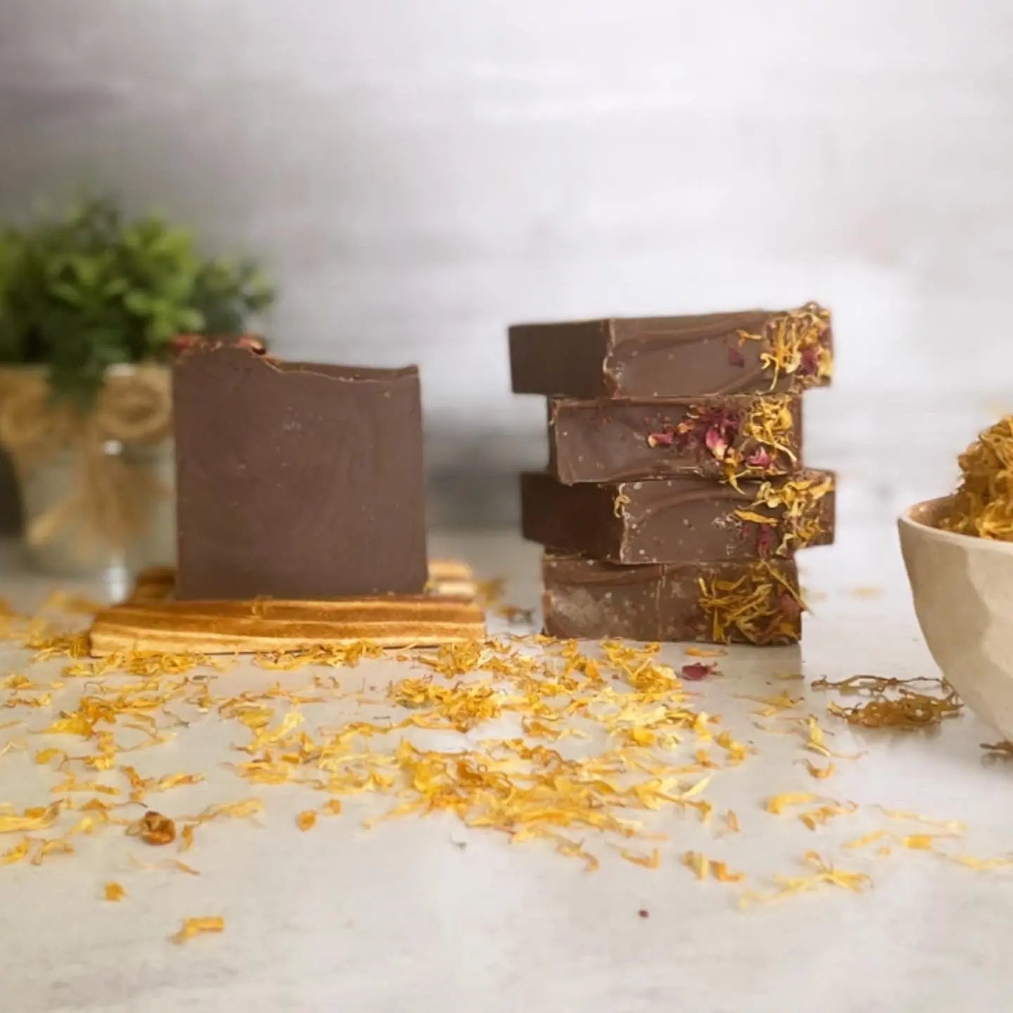 Cocoa Cashmere Handcrafted Soap by Lustful Bath, LLC, natural skincare detail photo 2