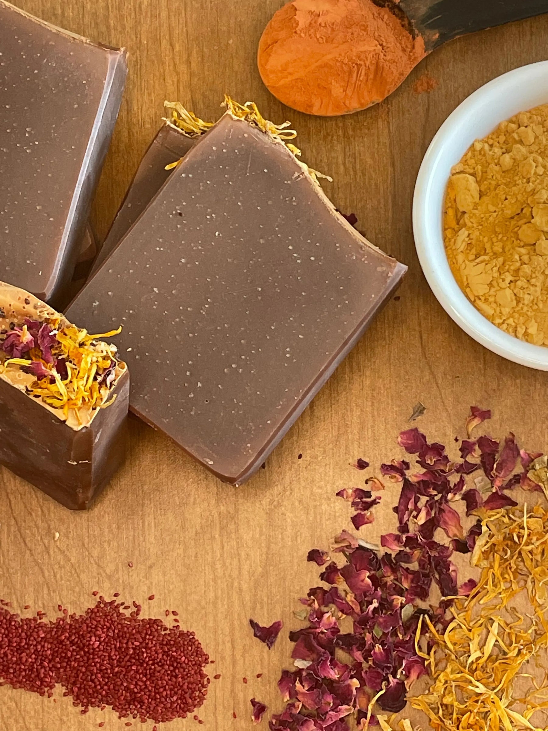 Cocoa Cashmere Handcrafted Soap by Lustful Bath, LLC, natural skincare detail photo 3