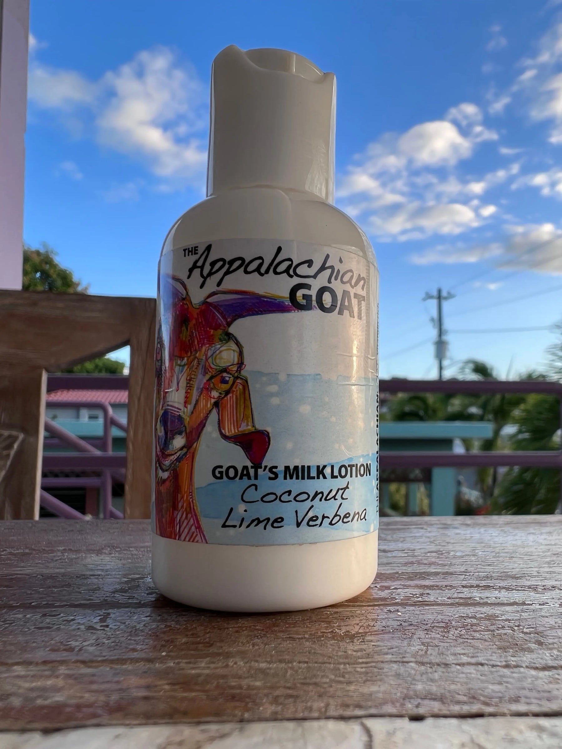 Coconut Lime Verbena Goats Milk Lotion by Essential Journeys, natural skincare detail photo 3