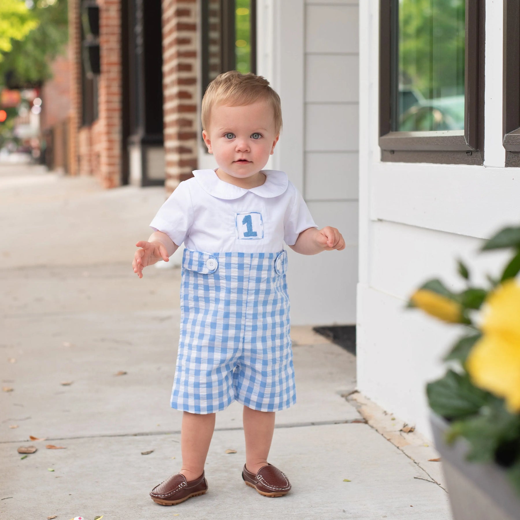 Collared First Birthday Jon Jon by Seven Lantern Lane, jon jon main product photo