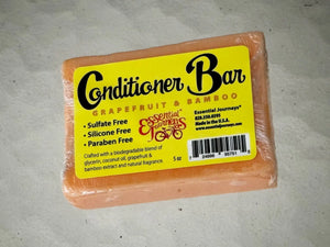 Conditioner Bar 5 Oz. ~ Grapefruit & Bamboo by Essential Journeys, handmade bath and body detail photo 2