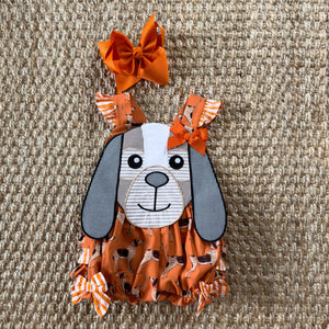 Rocky Top Coonhound Bubble detail view by Seven Lantern Lane