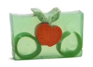 Crisp Apple Soap Slice 5.5 Oz. by Essential Journeys, natural skincare main product photo