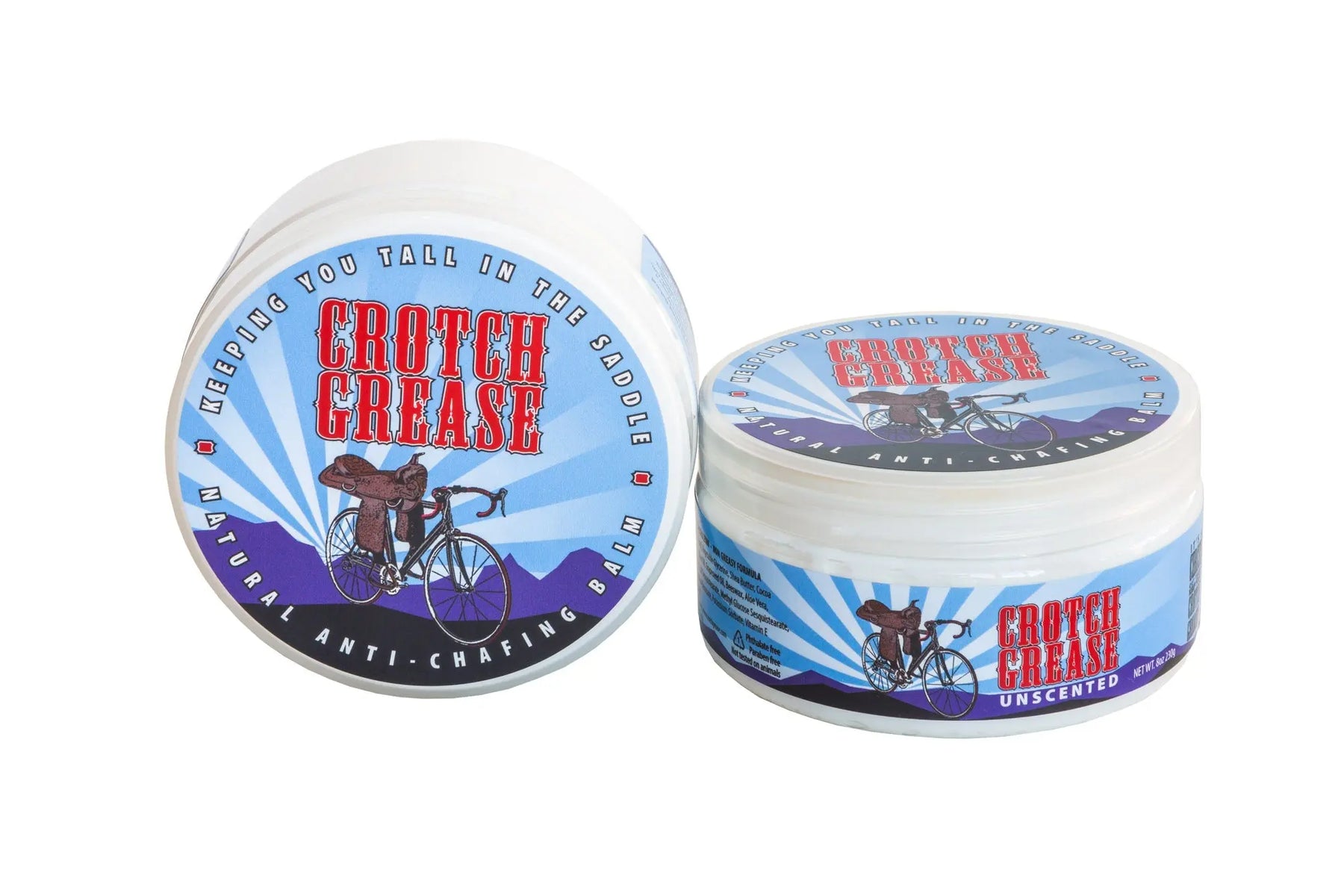 Crotch Grease 8 Oz. ~ Unscented by Essential Journeys, scented candle main product photo
