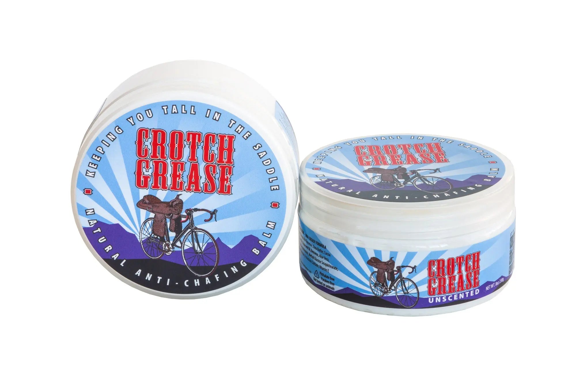 Crotch Grease 8 Oz. ~ Unscented by Essential Journeys, scented candle main product photo