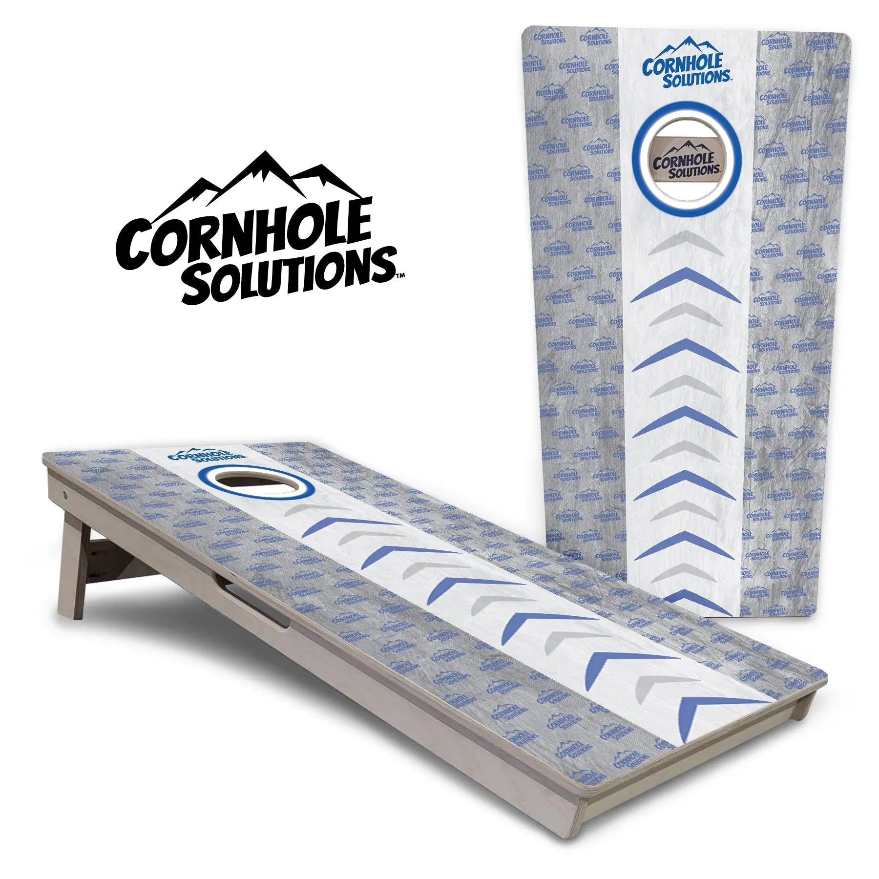 CS Runway Cornhole Boards - Professional Tournament Series by Cornhole Solutions, custom cornhole board main product photo