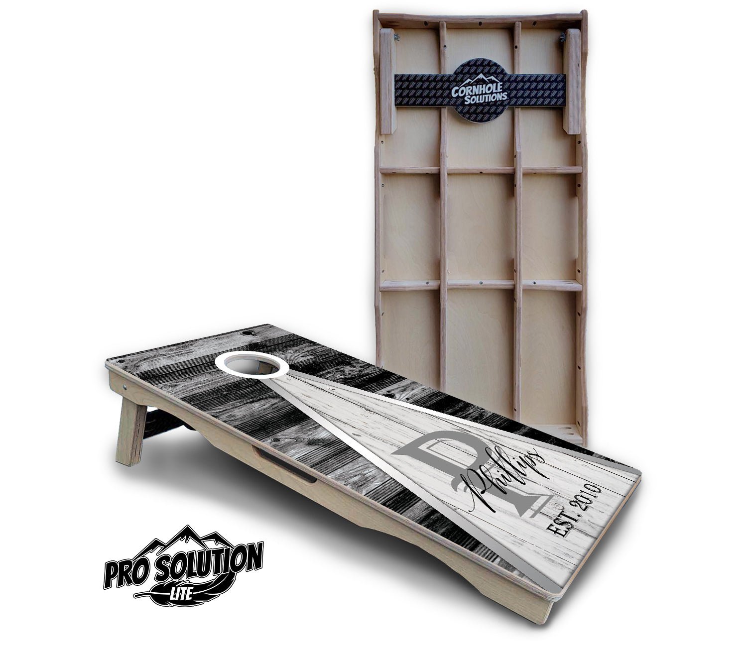 Wedding Triangle Cornhole Boards - Pro Solution Lite Series