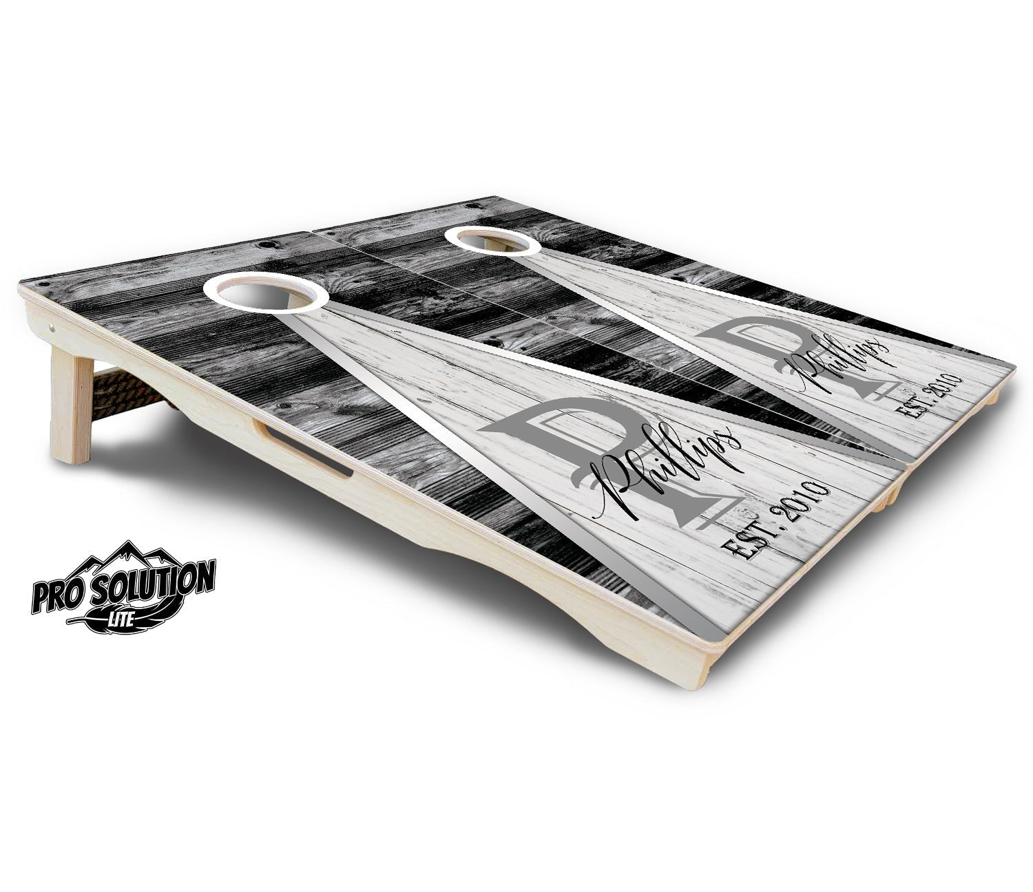 Wedding Triangle Cornhole Boards - Pro Solution Lite Series