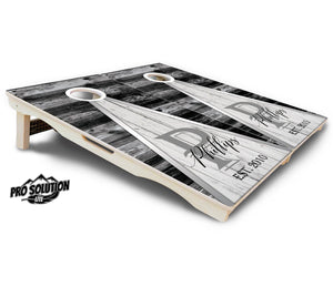 Wedding Triangle Cornhole Boards - Pro Solution Lite Series
