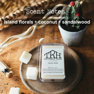 Cactus Bloom Wax Melt by The Rustic House, scented candle detail photo 2