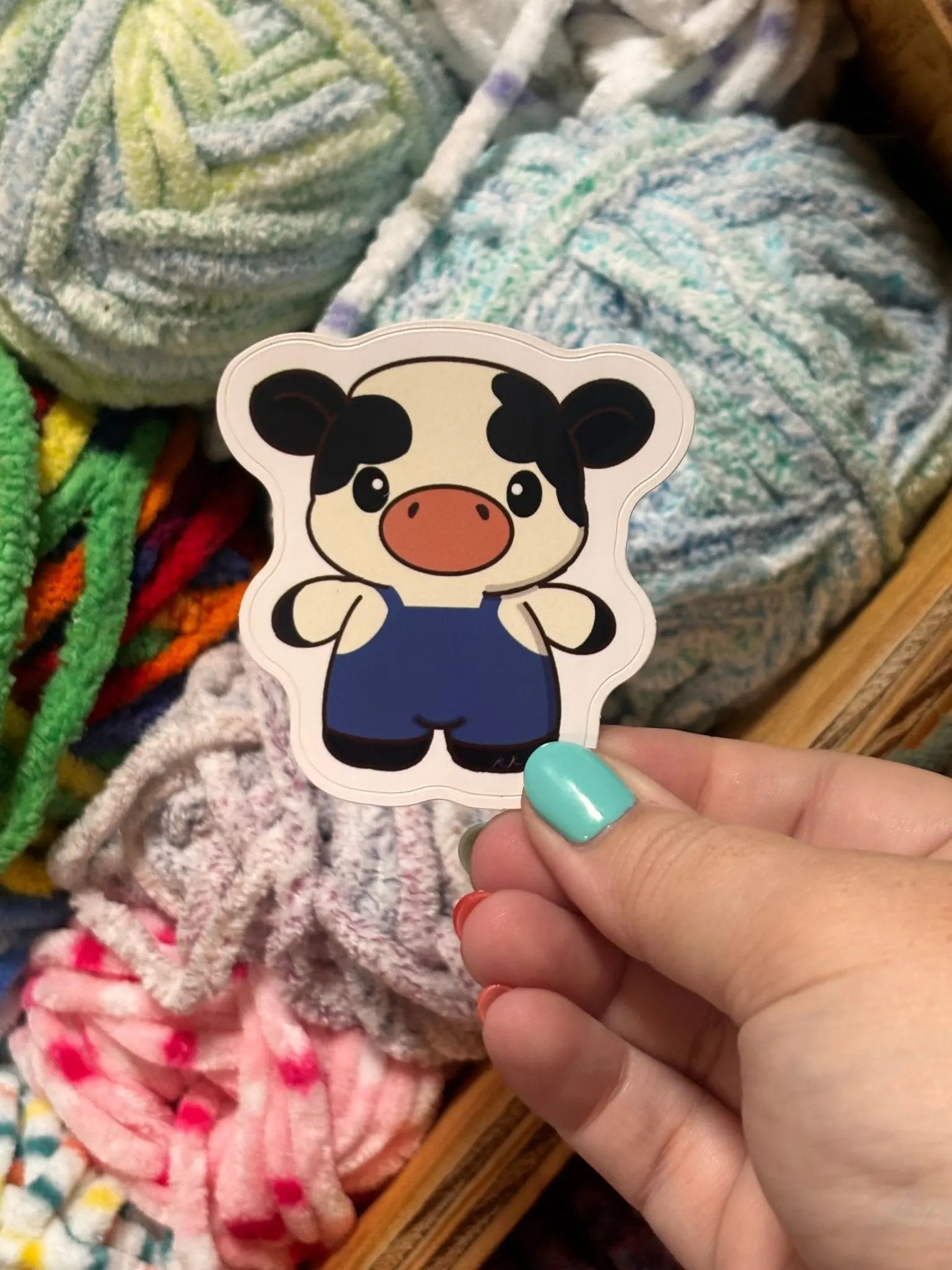 Callie the Cow by Klassy Krafts, sticker or decal detail photo 3