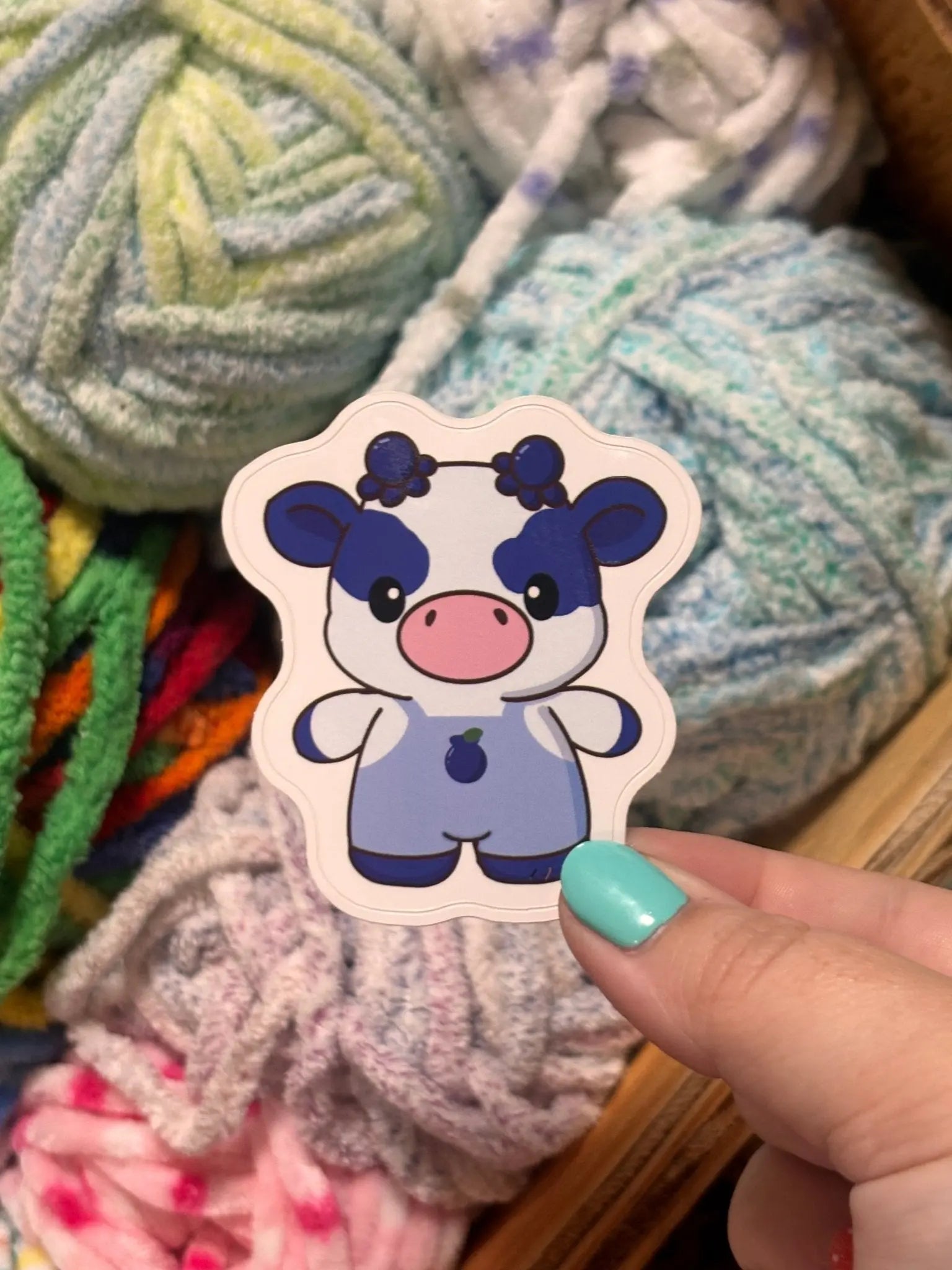 Callie the Cow by Klassy Krafts, sticker or decal detail photo 4