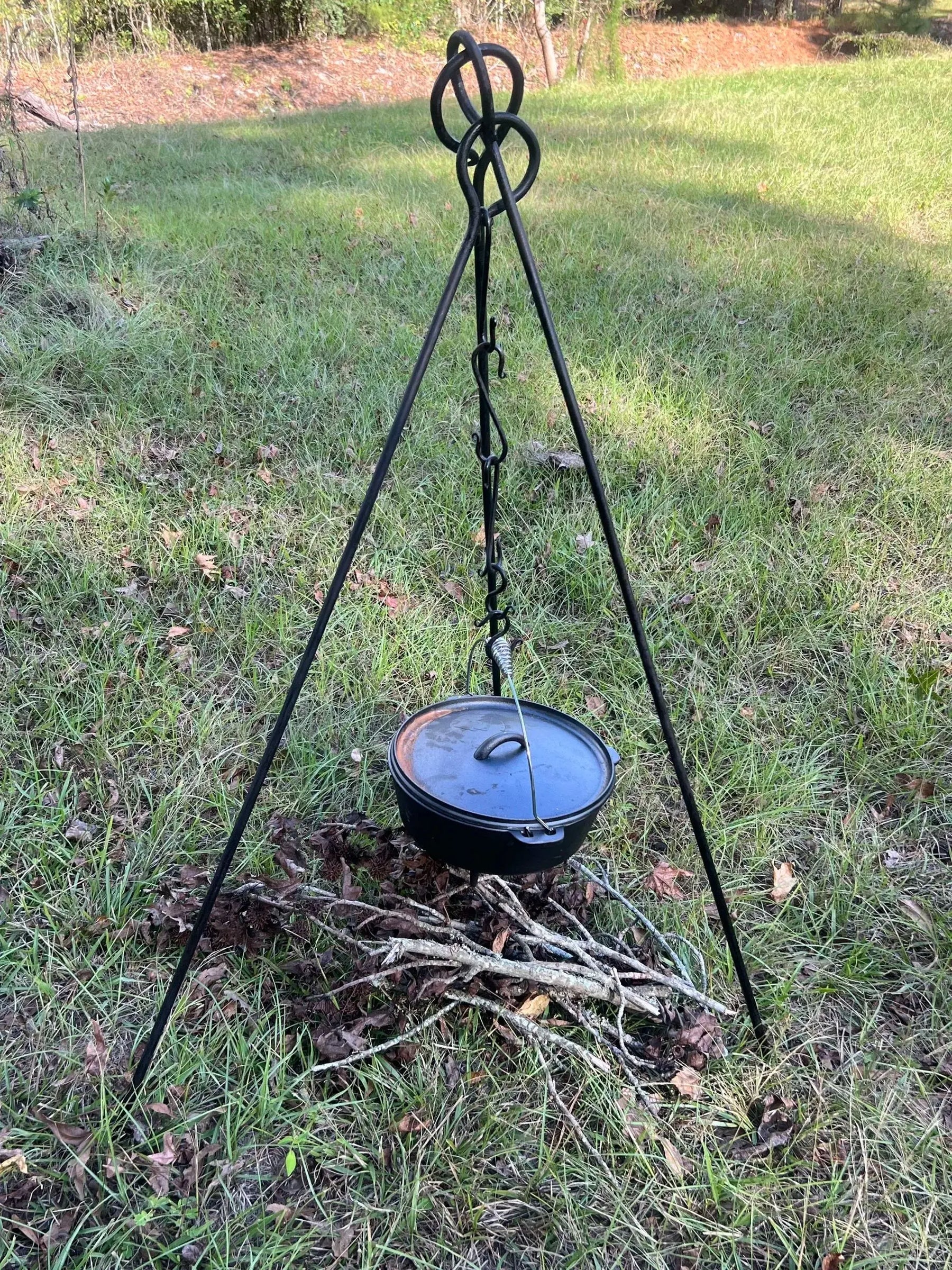 Camp Cooking Tripod by Redbeard's Forge LLC, camping cookware & dinnerware main product photo