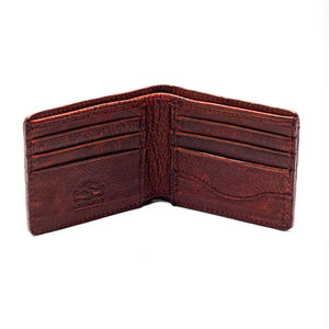 Campaign Leather Bifold Wallet by Mission Mercantile Leather Goods, handmade leather goods detail photo 4