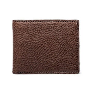 Campaign Leather Bifold Wallet by Mission Mercantile Leather Goods, handmade leather goods detail photo 8