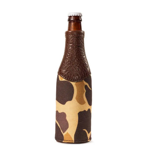 Campaign Leather Bottle Koozie by Mission Mercantile Leather Goods, custom drinkware detail photo 13