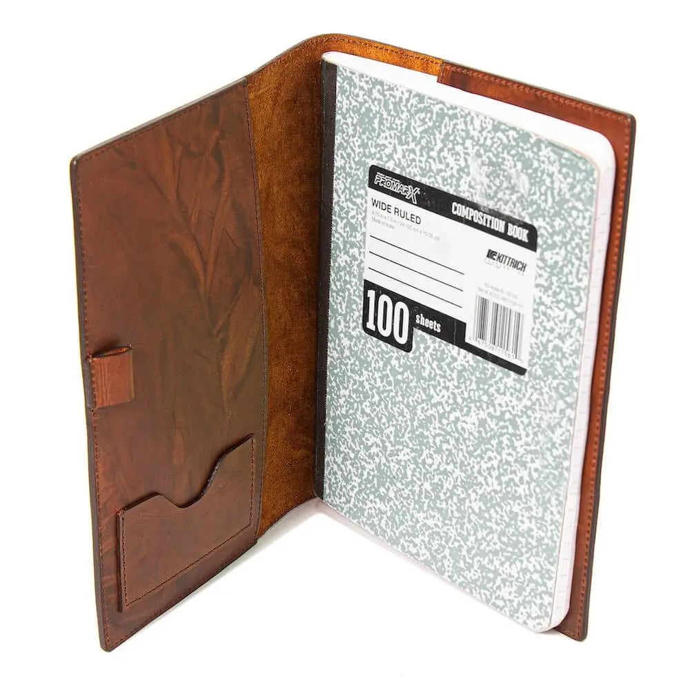 Campaign Leather Journal Cover by Mission Mercantile Leather Goods, paper gift detail photo 5