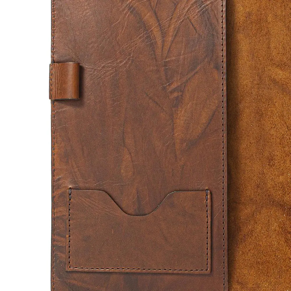 Campaign Leather Journal Cover by Mission Mercantile Leather Goods, paper gift detail photo 6