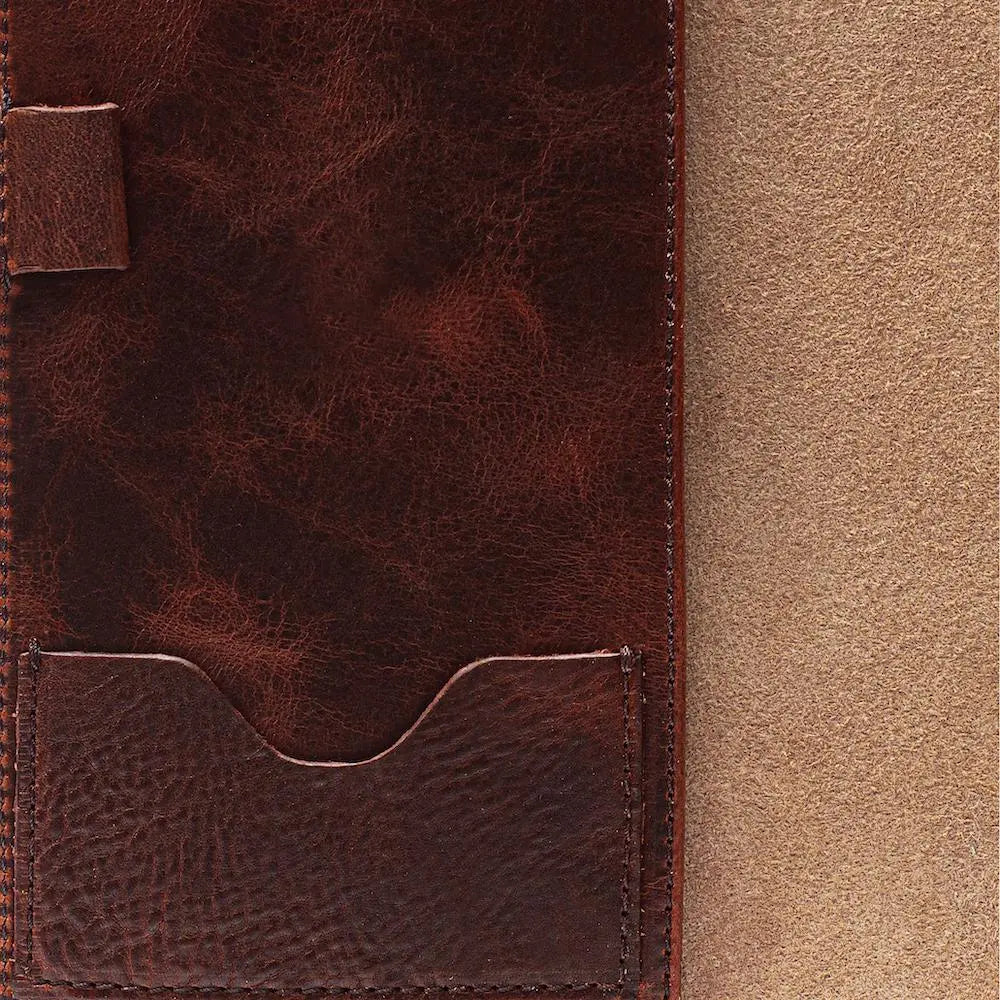Campaign Leather Journal Cover by Mission Mercantile Leather Goods, paper gift detail photo 10