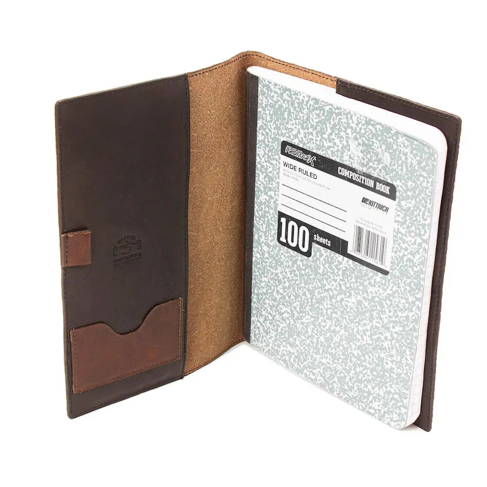Campaign Leather Journal Cover by Mission Mercantile Leather Goods, paper gift detail photo 19