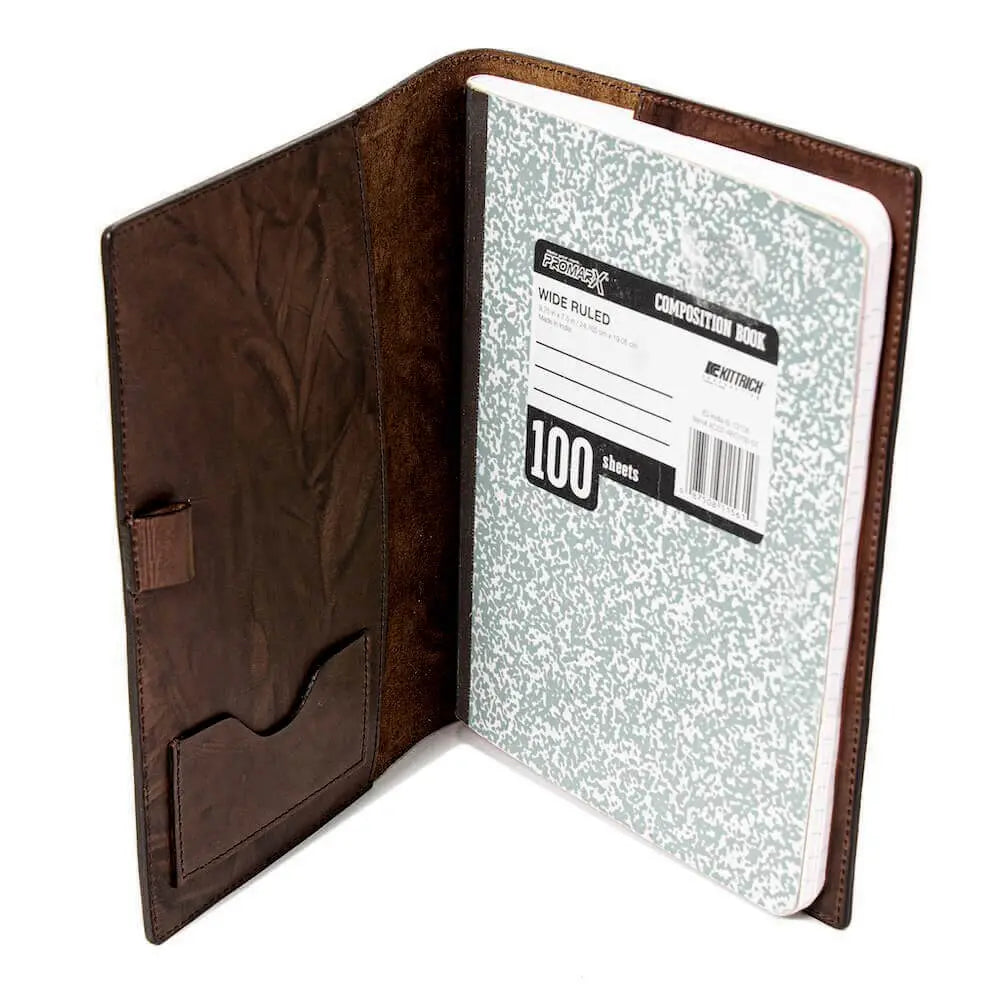 Campaign Leather Journal Cover by Mission Mercantile Leather Goods, paper gift detail photo 30