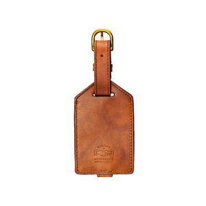 Campaign Leather Luggage Tag by Mission Mercantile Leather Goods, handmade leather goods detail photo 13
