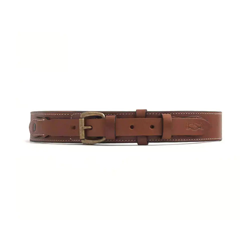 Campaign Leather Ranger Belt by Mission Mercantile Leather Goods, handmade leather goods detail photo 9