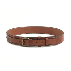 Campaign Leather Ranger Belt by Mission Mercantile Leather Goods, handmade leather goods detail photo 13