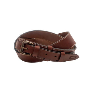 Campaign Leather Ranger Belt by Mission Mercantile Leather Goods, handmade leather goods detail photo 21