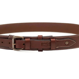 Campaign Leather Ranger Belt by Mission Mercantile Leather Goods, handmade leather goods detail photo 29