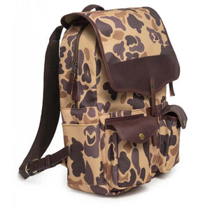 Campaign Waxed Canvas Backpack by Mission Mercantile Leather Goods, handmade leather goods detail photo 26