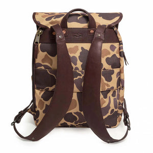 Campaign Waxed Canvas Backpack by Mission Mercantile Leather Goods, handmade leather goods detail photo 28