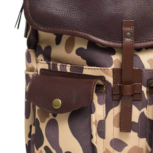Campaign Waxed Canvas Backpack by Mission Mercantile Leather Goods, handmade leather goods detail photo 34