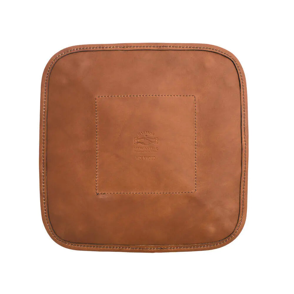 Campaign Waxed Canvas Desk Caddy by Mission Mercantile Leather Goods, handmade leather goods detail photo 11