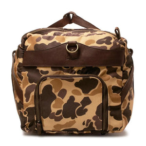 Campaign Waxed Canvas Large Duffle Bag by Mission Mercantile Leather Goods, handmade leather goods detail photo 32