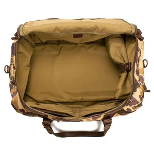 Campaign Waxed Canvas Large Duffle Bag by Mission Mercantile Leather Goods, handmade leather goods detail photo 36